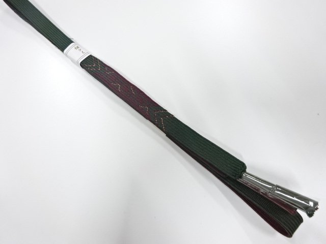 JAPANESE KIMONO / UNUSED KOREI HAND-TIED OBIJIME